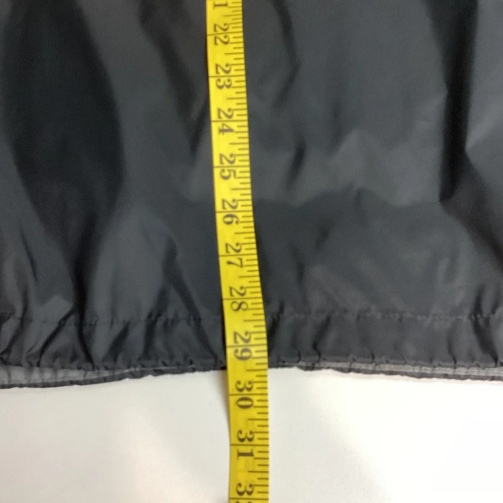 Columbia Mens Grey Black Full Zip Hooded Windbreaker Jacket Large RM2015 1442361